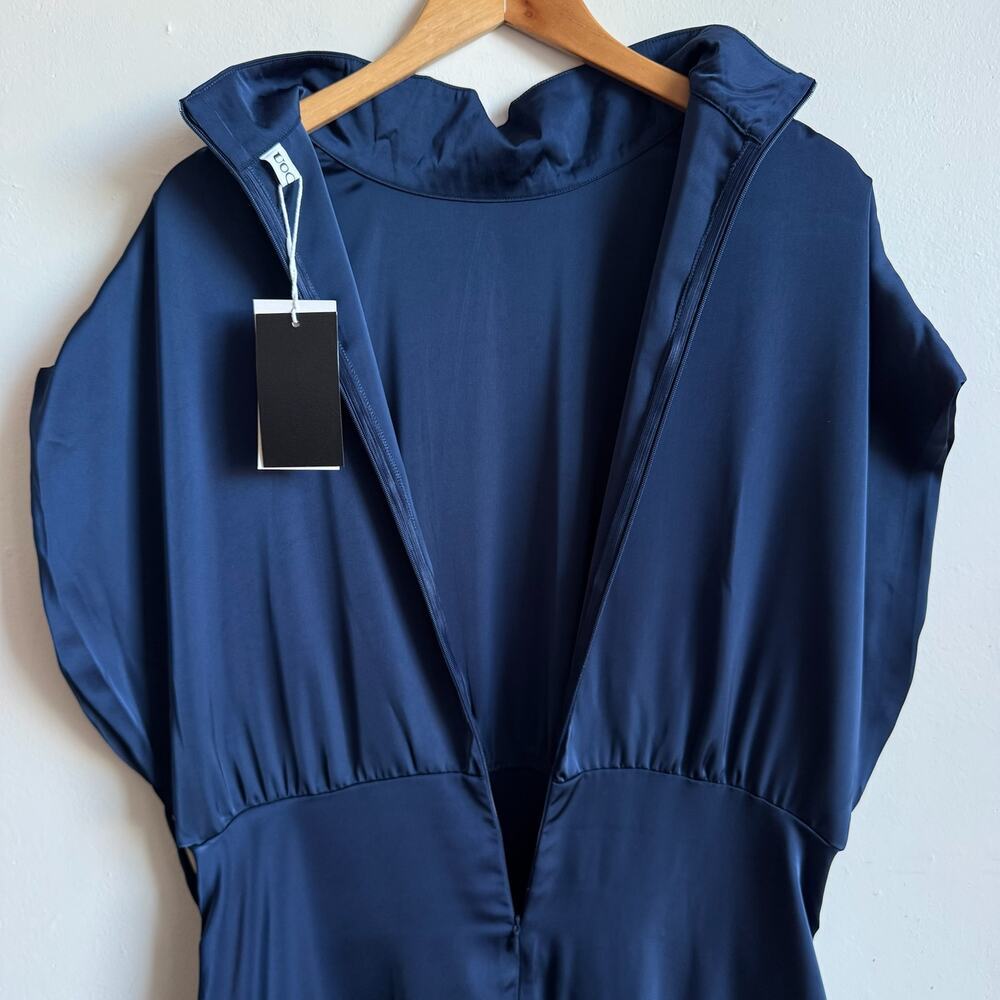 NWT UOOZEE Blue Flowy Maxi Dress - Picture 4 of 12